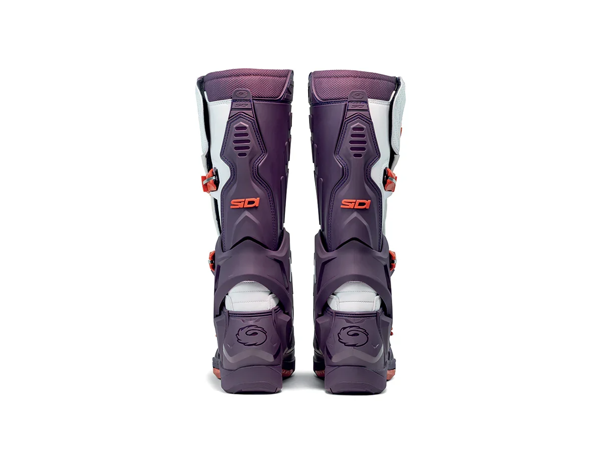 Sidi CrossAir White Wine Motocross Boots - Image 7