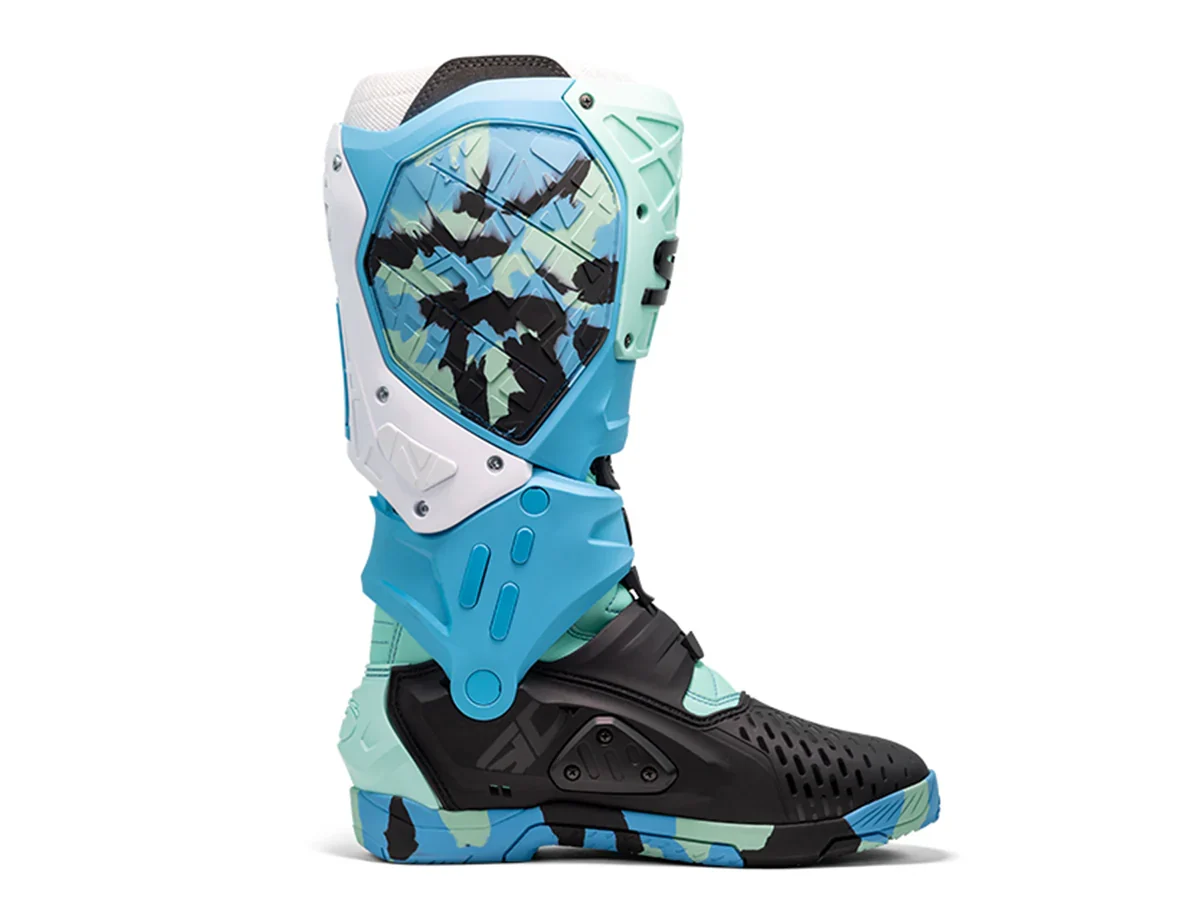 Sidi CrossAir X Messy Cyan Motocross Boots - Image 5
