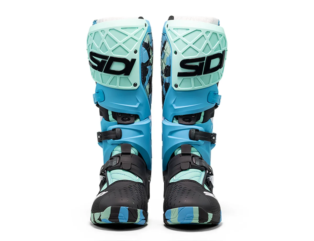 Sidi CrossAir X Messy Cyan Motocross Boots - Image 6