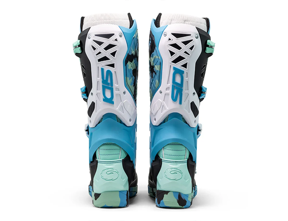 Sidi CrossAir X Messy Cyan Motocross Boots - Image 7