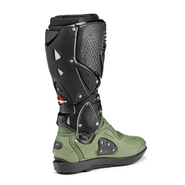 Sidi Crossfire 3 SRS Army Black Motocross Boots - Image 3