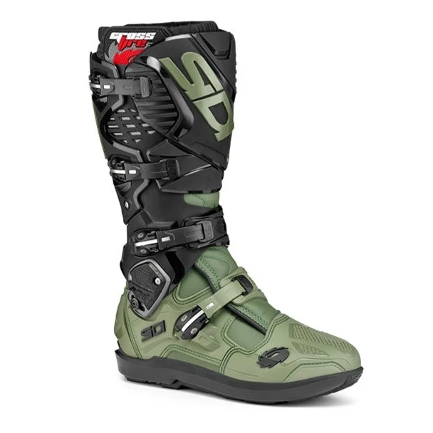 Sidi Crossfire 3 SRS Army Black Motocross Boots - Image 4