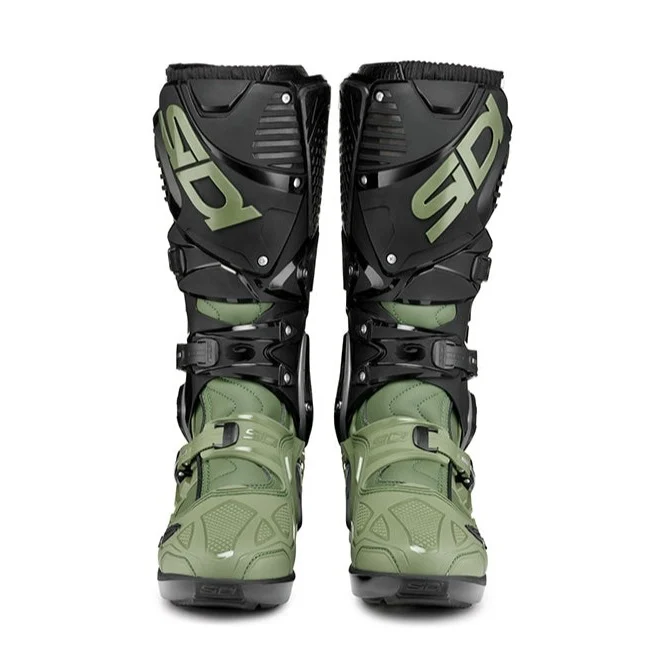 Sidi Crossfire 3 SRS Army Black Motocross Boots - Image 5