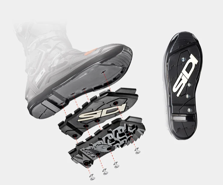 Sidi Crossfire 3 SRS Red Black Motocross Boots - Image 6