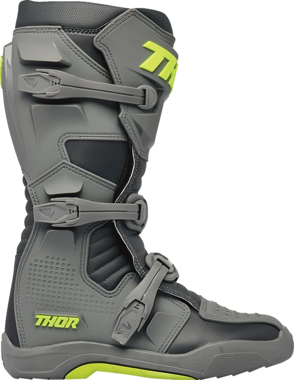 Thor Blitz XR Grey Charcoal Motocross Boots - Image 3