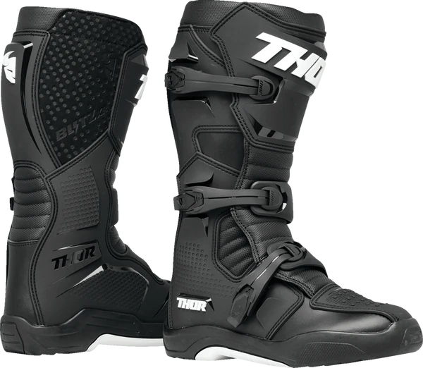 Thor Blitz XR Kids Youth Motocross Boots Black