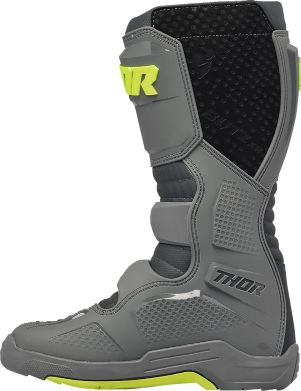 Thor Blitz XR Kids Youth Motocross Boots Grey Charcoal - Image 3